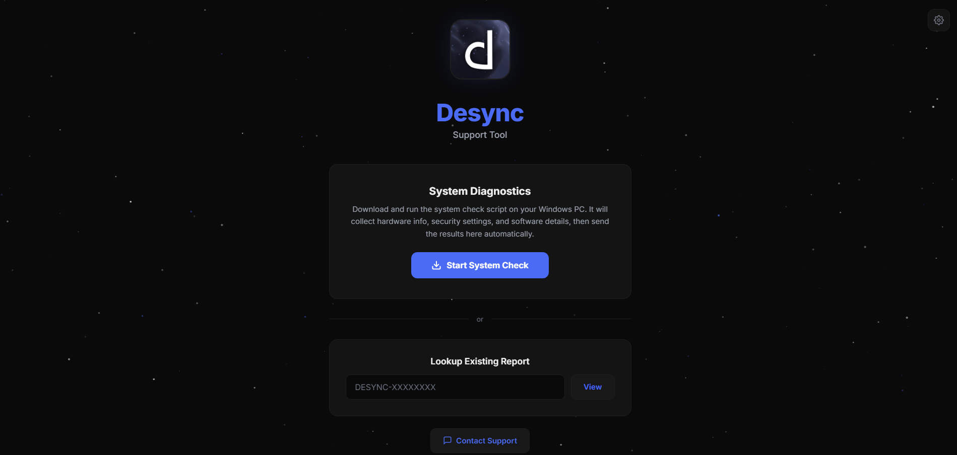 Support - Desync